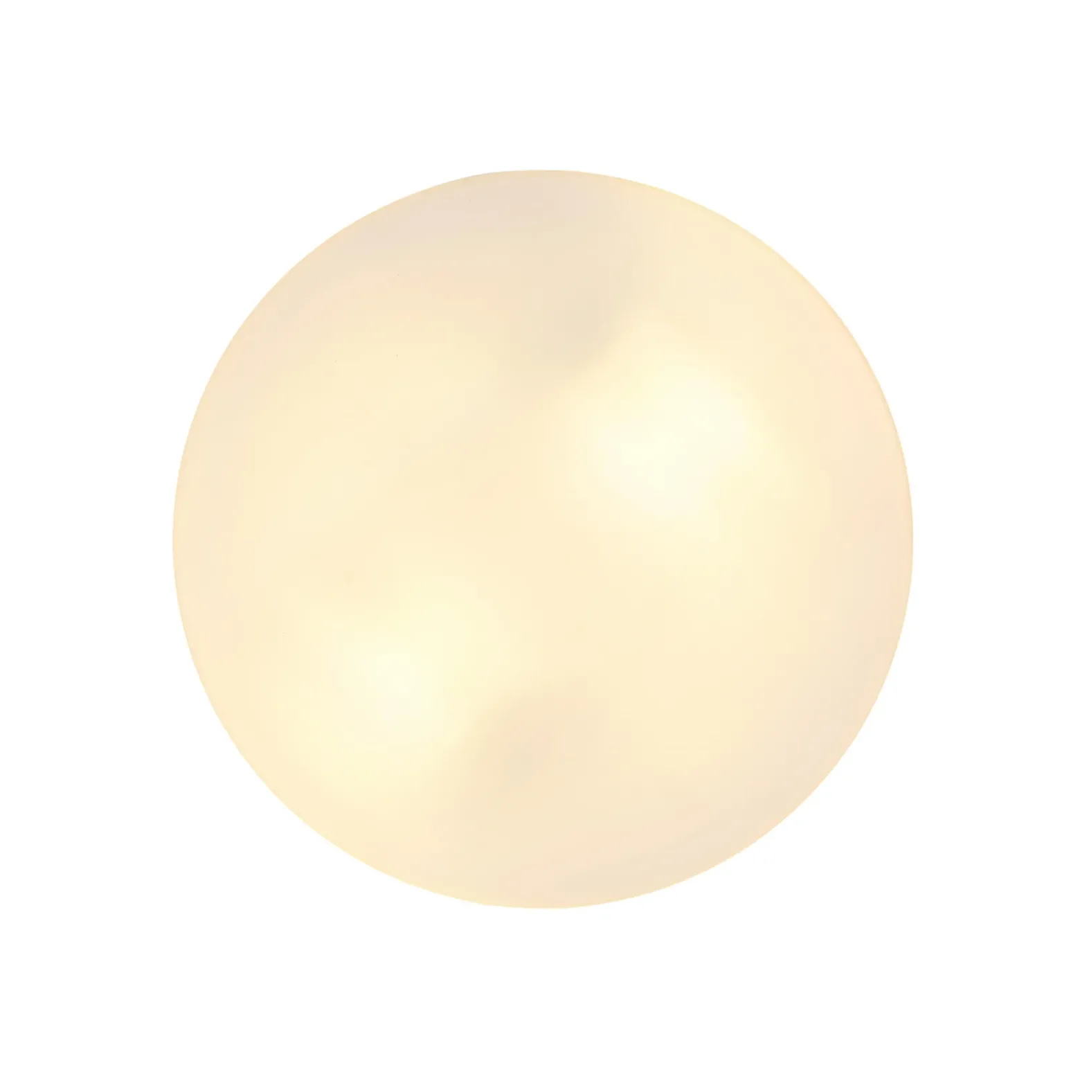 Plafón para exterior Vranos, color plata, Ø 24 cm, aluminio