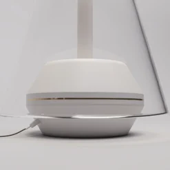Prandina Shuttle lámpara de mesa LED IP44 blanco