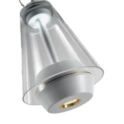 Prandina Shuttle lámpara de mesa LED IP44 blanco