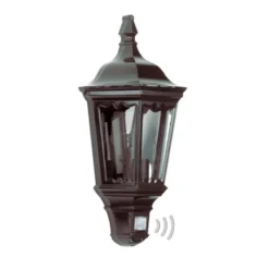 Práctico aplique de exterior Ancona, negro
