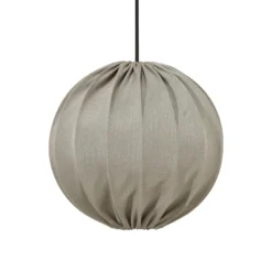 PR Home Alva lámpara colgante exterior beige Ø40cm