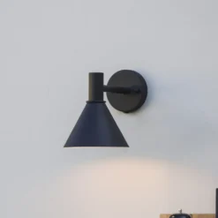PR Home aplique para exterior Minitripp, negro, IP44, metal