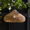 PR Home Lámpara colgante exterior Mira, Lampakanay, enchufe, Ø 58 cm