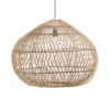 PR Home Lámpara colgante exterior Karen, Ø50cm cable 2.5m