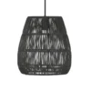 PR Home Saigon lámpara colgante exterior negro Ø28cm cable 2.5m