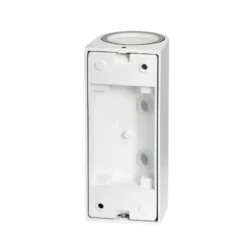 Prios aplique de exterior Tetje, blanco, redondo, 16 cm, set de 4