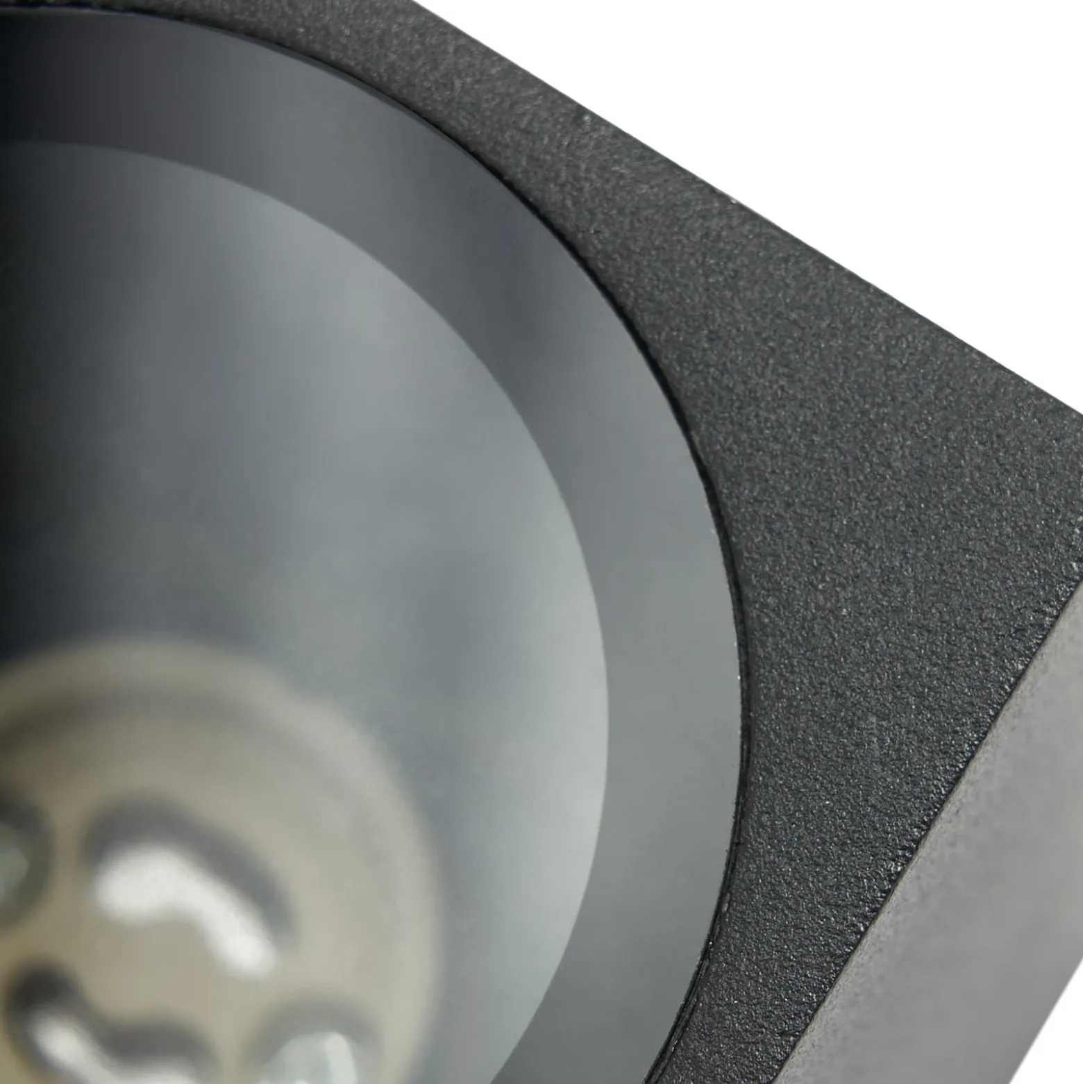 Prios aplique de exterior Tetje, negro, angular, 10 cm