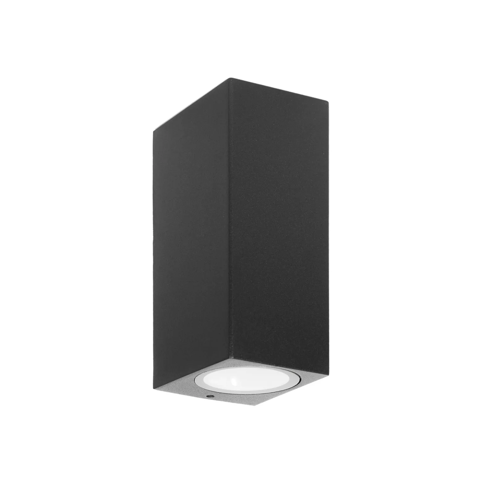 Prios aplique de exterior Tetje, negro, angular, 16 cm, set de 4