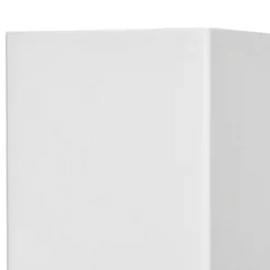 Prios aplique de exterior Tetje, blanco, angular, 16 cm