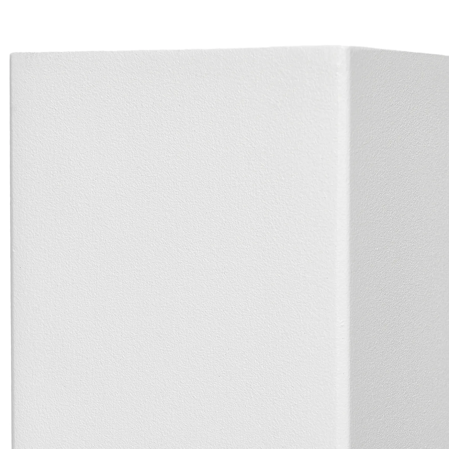 Prios aplique de exterior Tetje, blanco, angular, 16 cm
