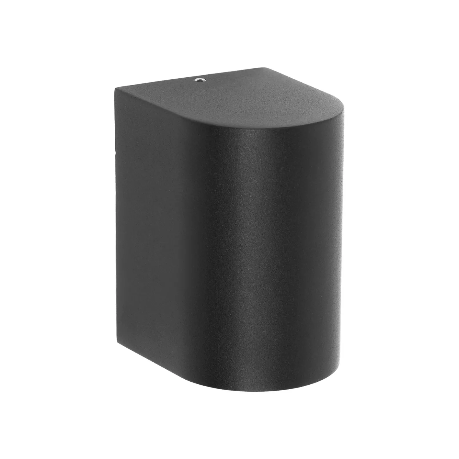 Prios aplique de exterior Tetje, negro, redondo, 10 cm, set de 4