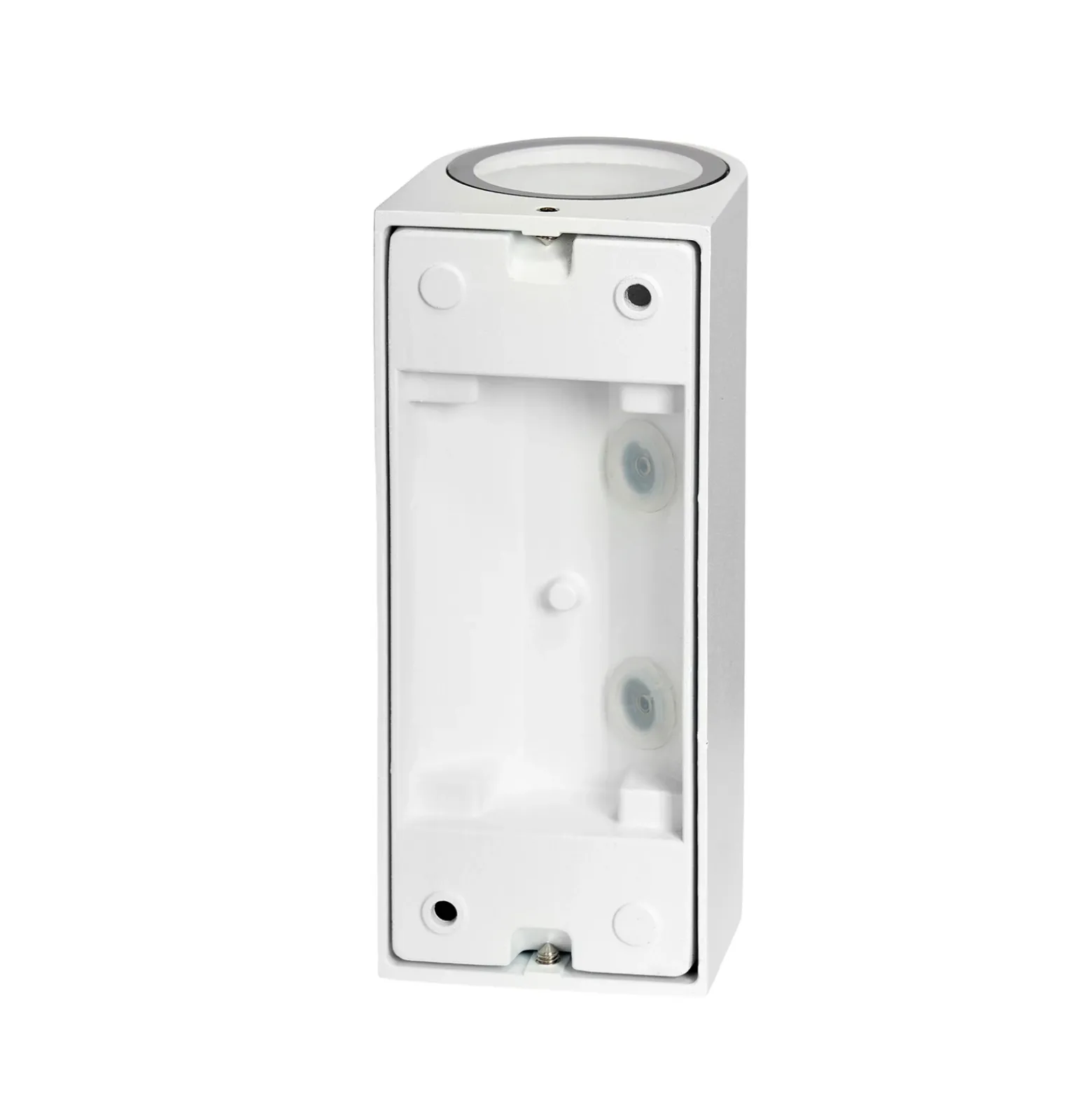 Prios aplique de exterior Tetje, blanco, redondo, 16 cm