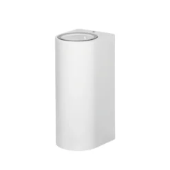 Prios aplique de exterior Tetje, blanco, redondo, 16 cm