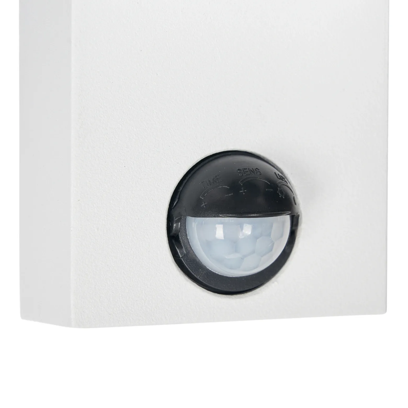 Prios aplique de exterior Tetje, blanco, redondo, sensor, set de 2
