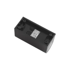 Prios aplique exterior Irfan redondo negro 15,5 cm
