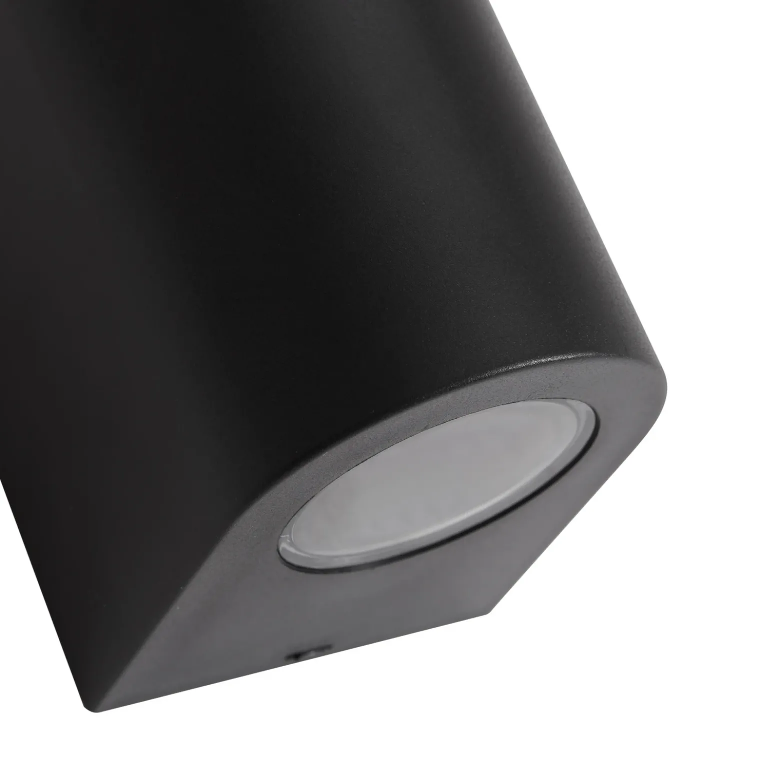 Prios aplique exterior Irfan redondo negro 10 cm