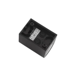 Prios aplique exterior Irfan redondo negro 10 cm