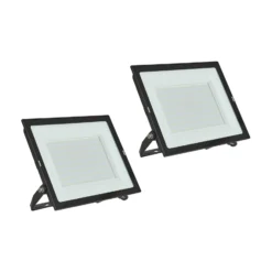 Prios foco exterior LED Maikel, 200 W, metal, juego de 2