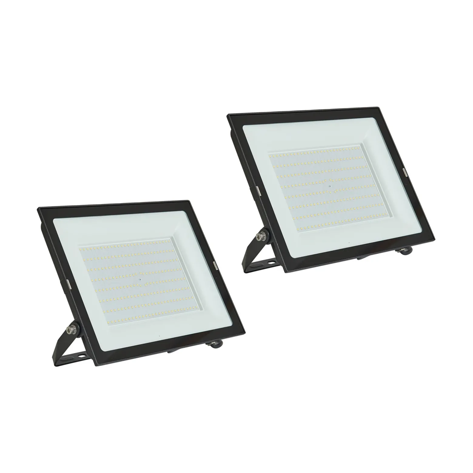 Prios foco exterior LED Maikel, 200 W, metal, juego de 2