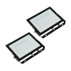 Prios foco exterior LED Maikel, 150 W, metal, juego de 2