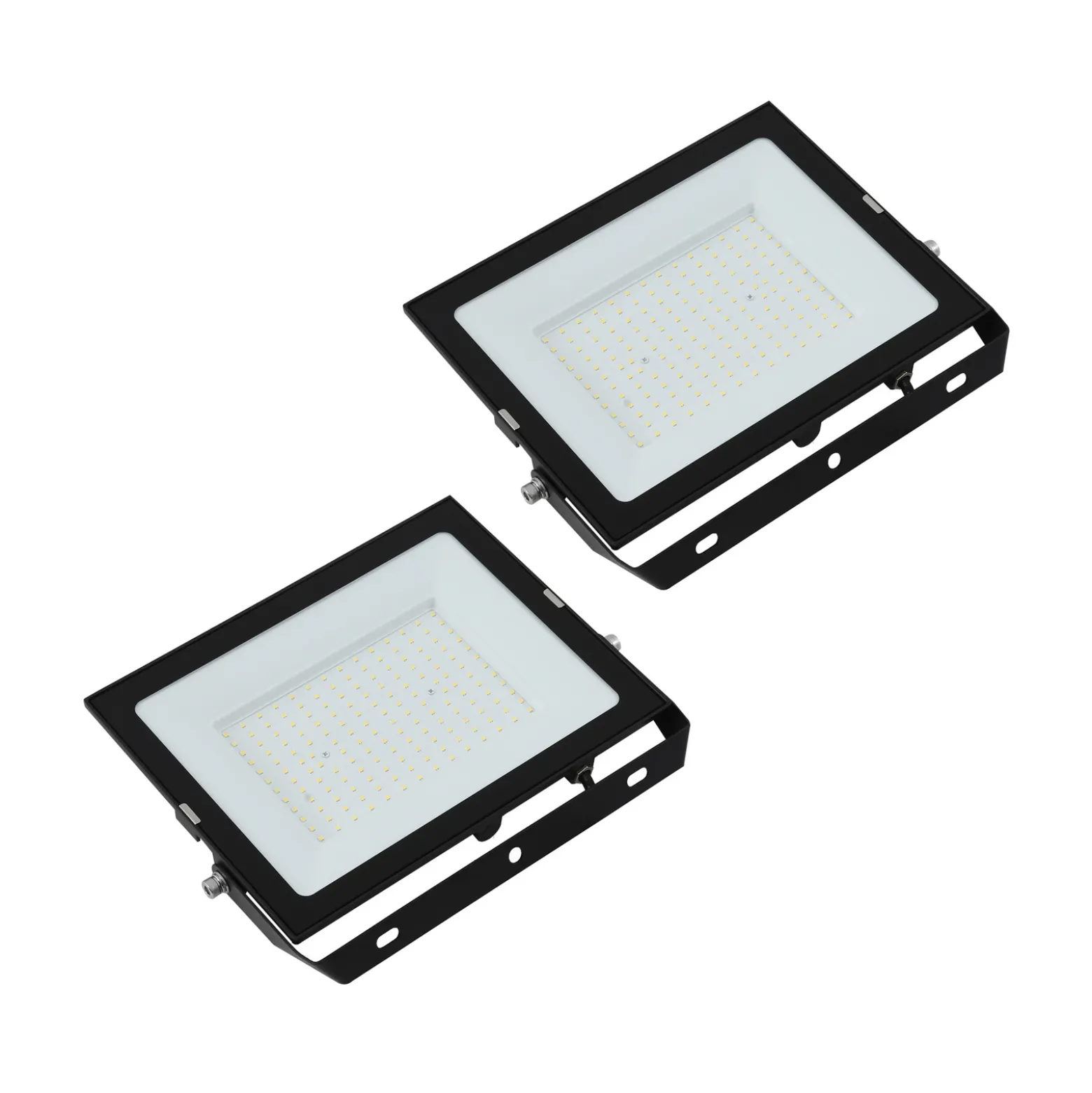 Prios foco exterior LED Maikel, 150 W, metal, juego de 2