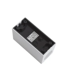 Prios Irfan aplique de exterior angular blanco 15,5 cm