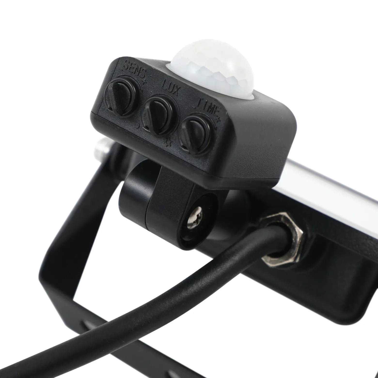 Prios Maikel Foco exterior LED, 20 W, 1500 lm, metal, sensor