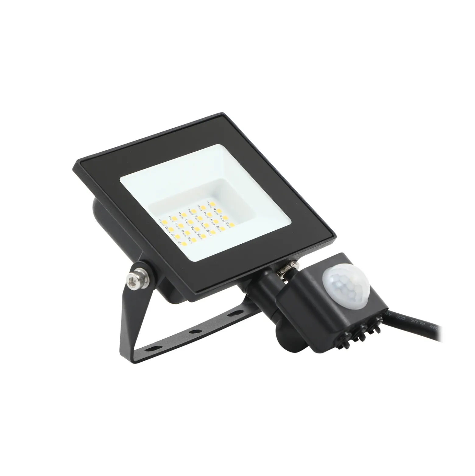 Prios Maikel Foco exterior LED, 20 W, 1500 lm, metal, sensor