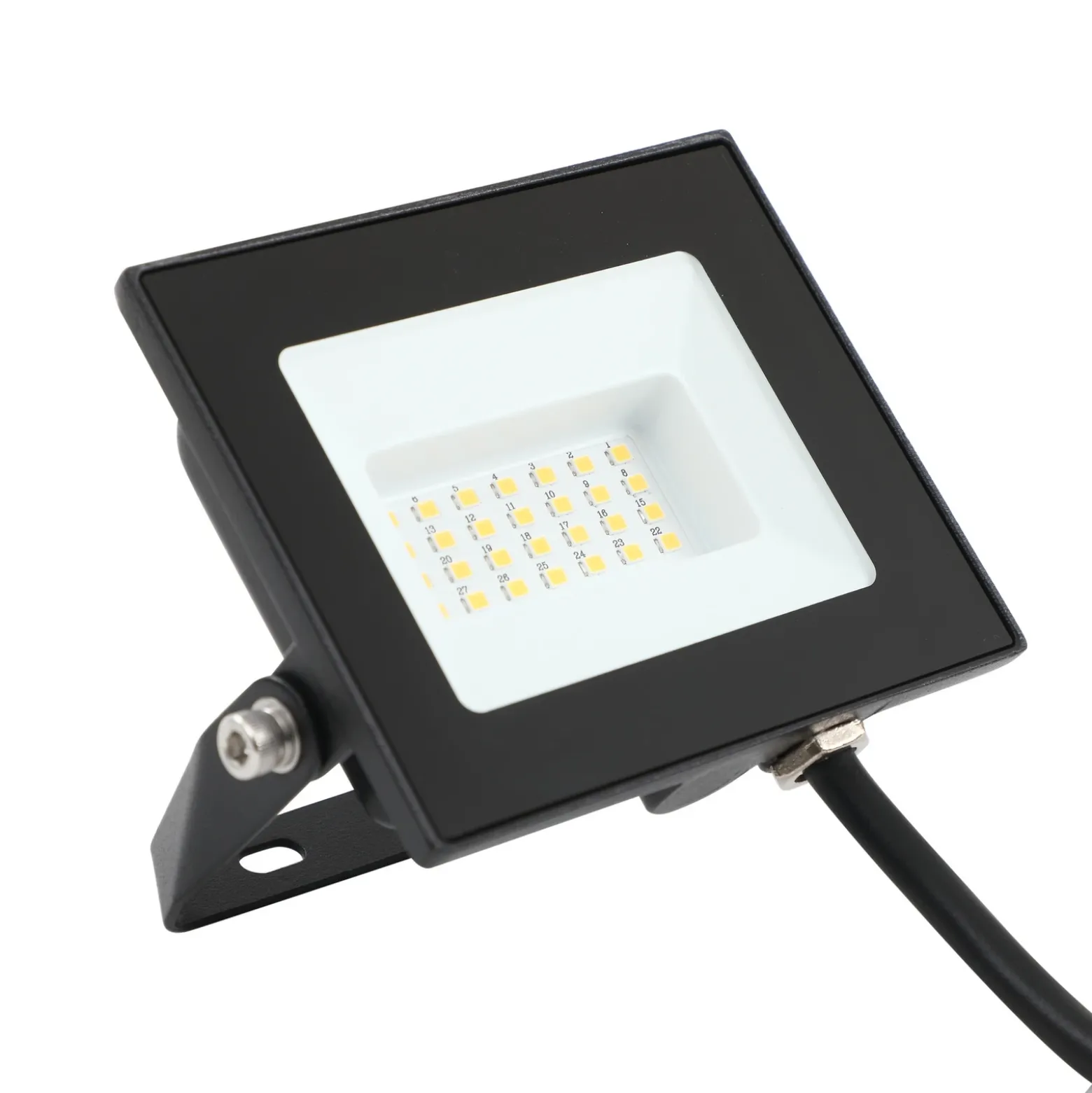 Prios Maikel Foco exterior LED, 20 W, 1500 lm, metal