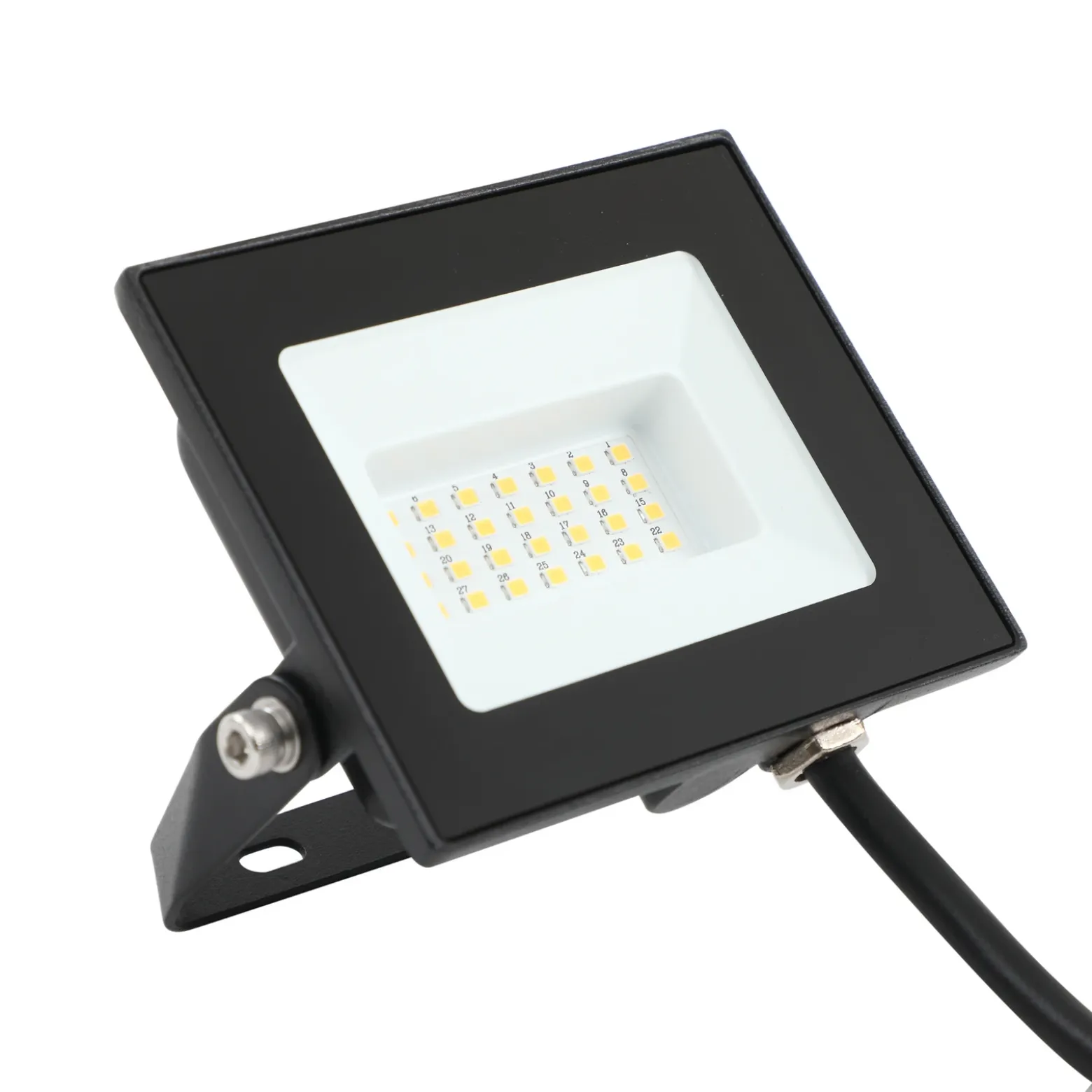 Prios Maikel Foco exterior LED, 20 W, 1500 lm, metal