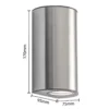 Prios Zavallina Aplique para exterior LED, arriba & abajo