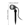 Reflector elegante con pica de tierra LED Nema