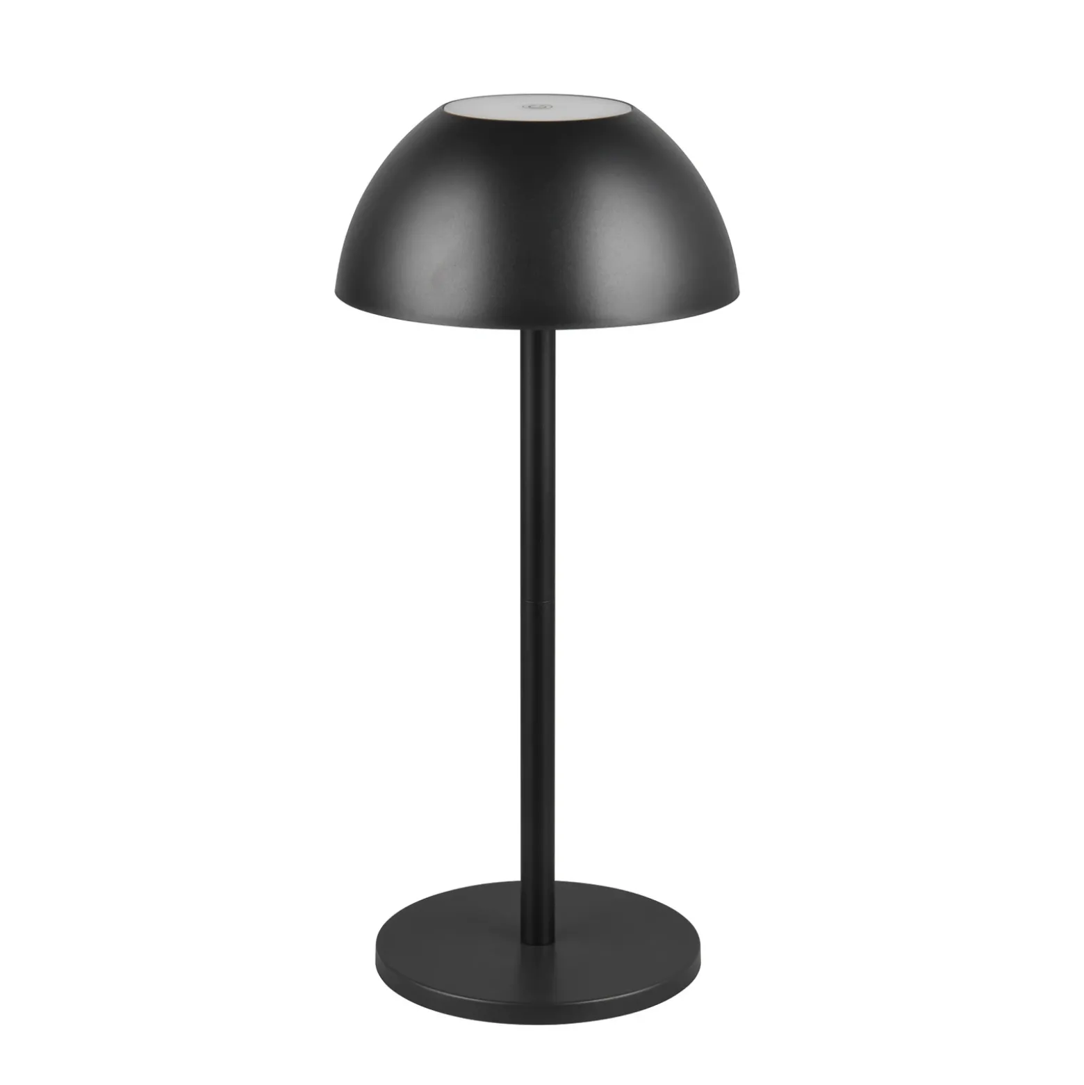 Ricardo lámpara de mesa LED recargable, negro, altura 30 cm, plástico