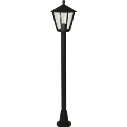 Rústica farola 677, negro