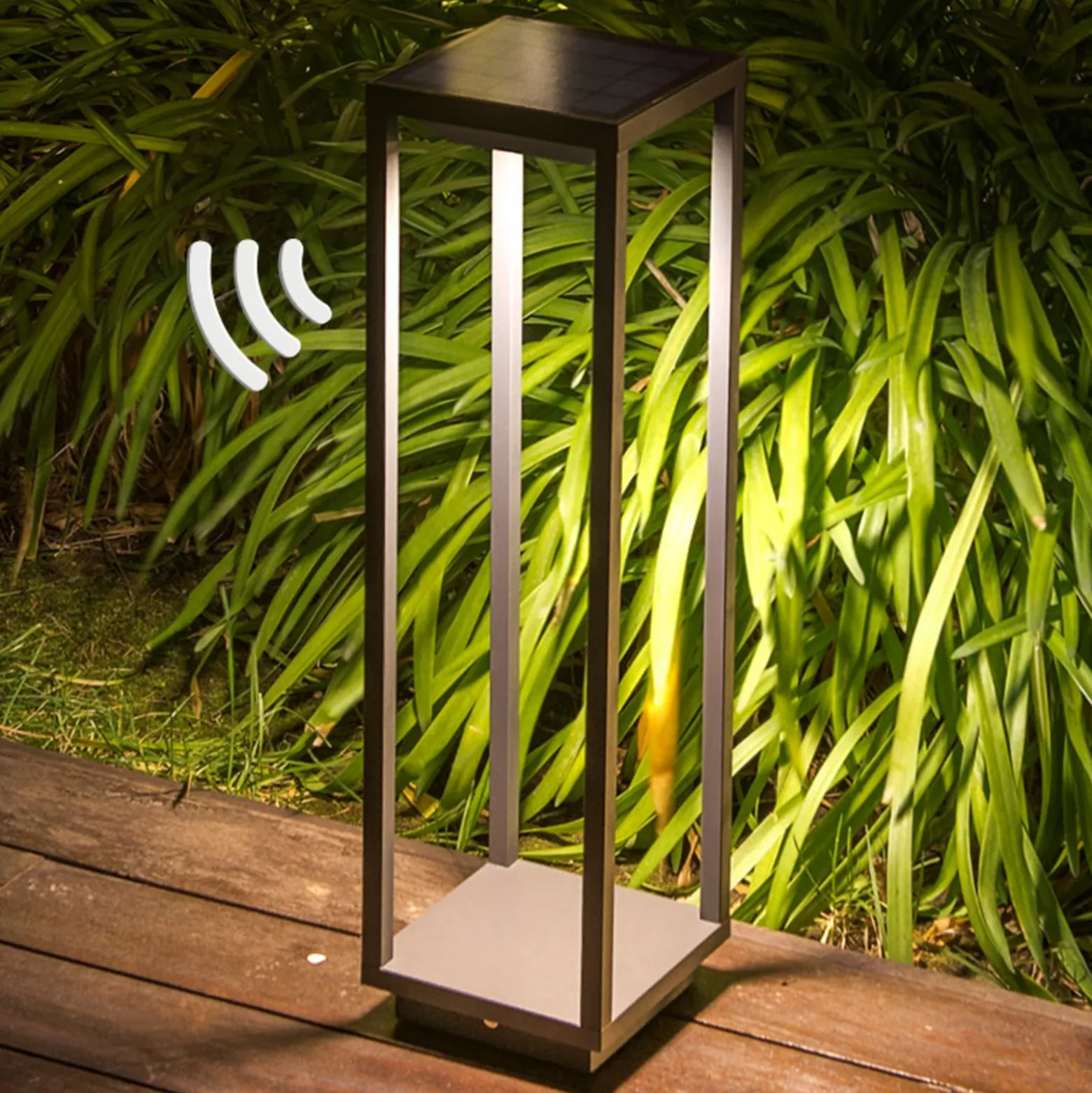 Saura baliza LED solar con detector de movimiento
