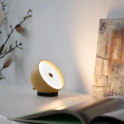 SCHÖNER WOHNEN Lámpara de mesa LED recargable Bellies, Blütenzauber IP54