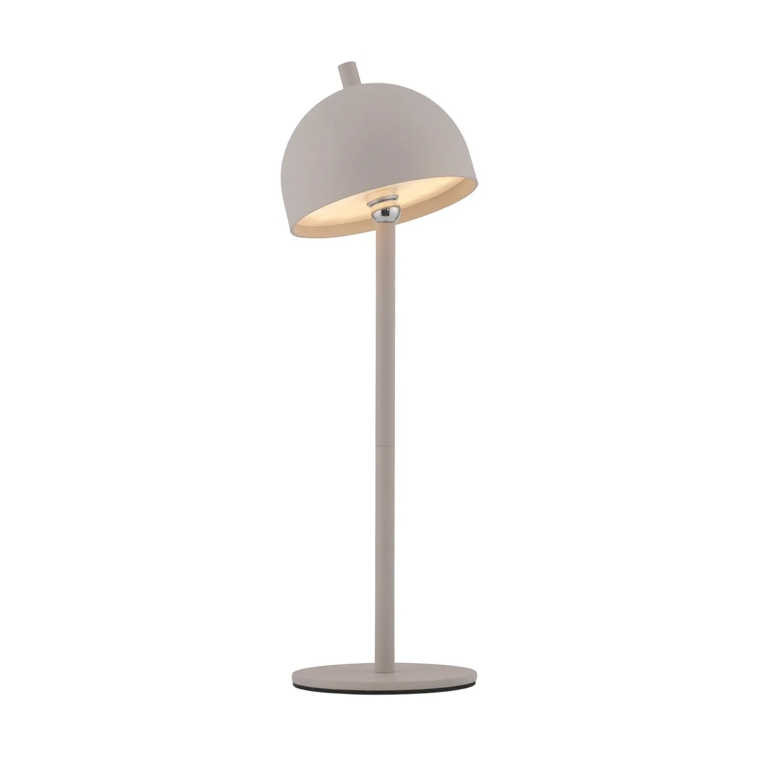 SCHÖNER WOHNEN Lámpara de mesa LED recargable Bellies, brisa de arena, IP54