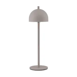 SCHÖNER WOHNEN Lámpara de mesa LED recargable Bellies, brisa de arena, IP54