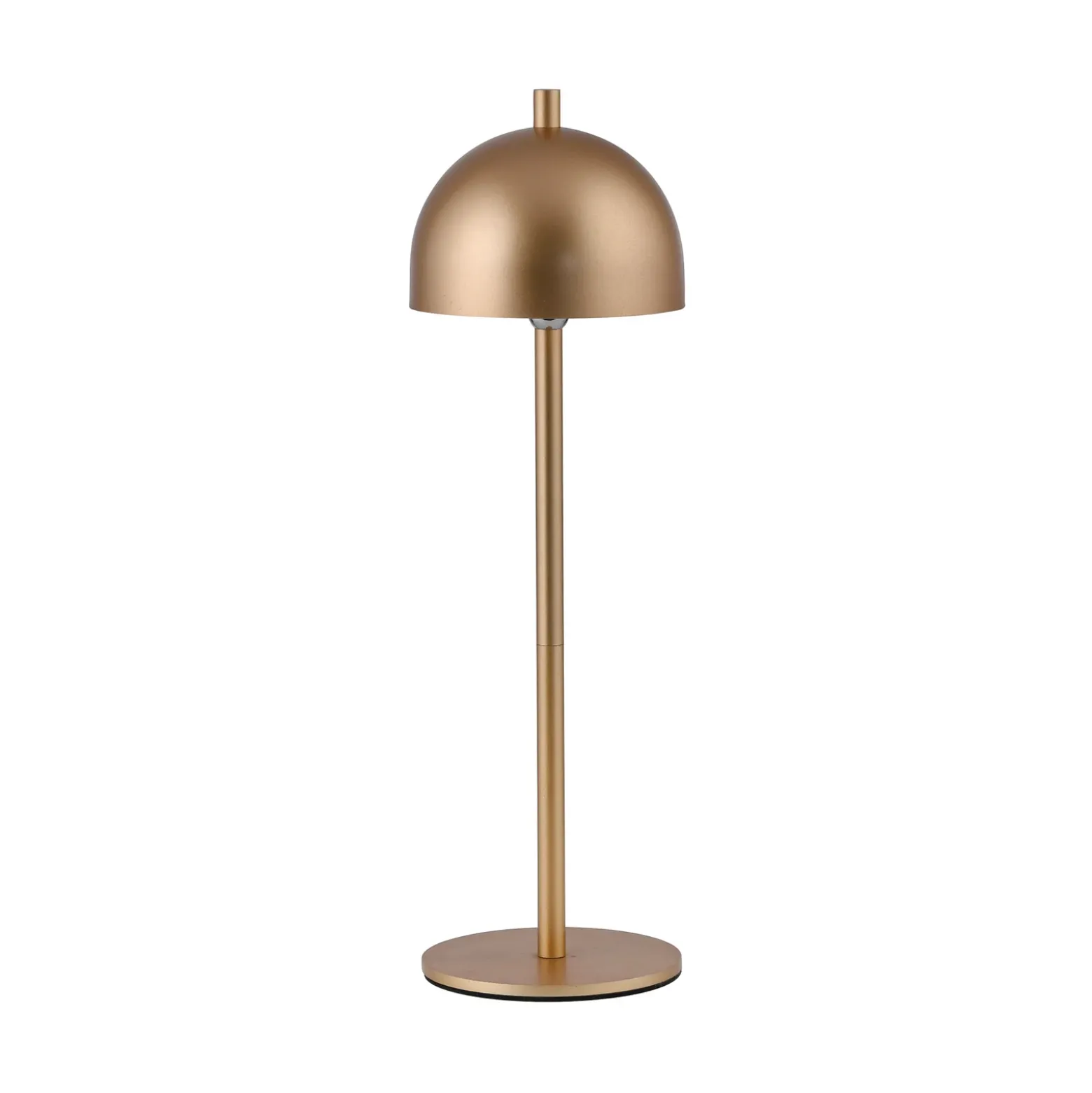 SCHÖNER WOHNEN Lámpara de mesa LED recargable Bellies, color dorado, IP54