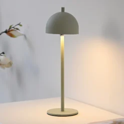 SCHÖNER WOHNEN Lámpara de mesa LED recargable Bellies, despertar primaveral