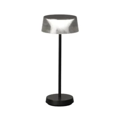 Schöner Wohnen Lámpara de mesa LED recargable Torre, IP44, atenuador