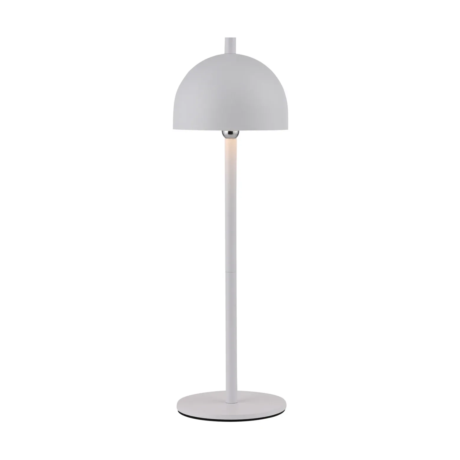 SCHÖNER WOHNEN Lámpara de mesa LED recargable Bellies, blanca, IP54
