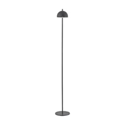 Schöner Wohnen Lámpara de pie LED recargable Bellis, negra, IP54