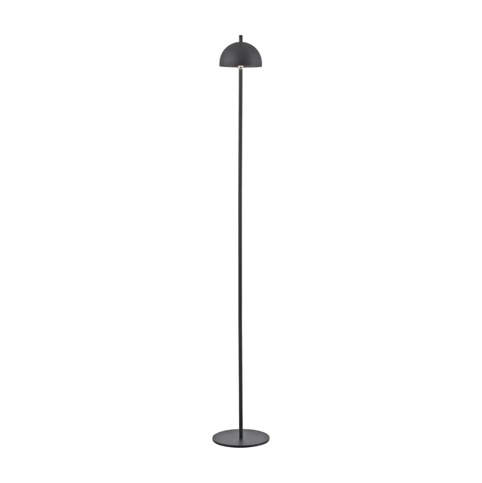 Schöner Wohnen Lámpara de pie LED recargable Bellis, negra, IP54