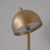 Schöner Wohnen Lámpara de pie LED recargable Bellis, color dorado, IP54
