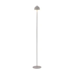 Schöner Wohnen Lámpara de pie LED recargable Bellis, color arena, IP54