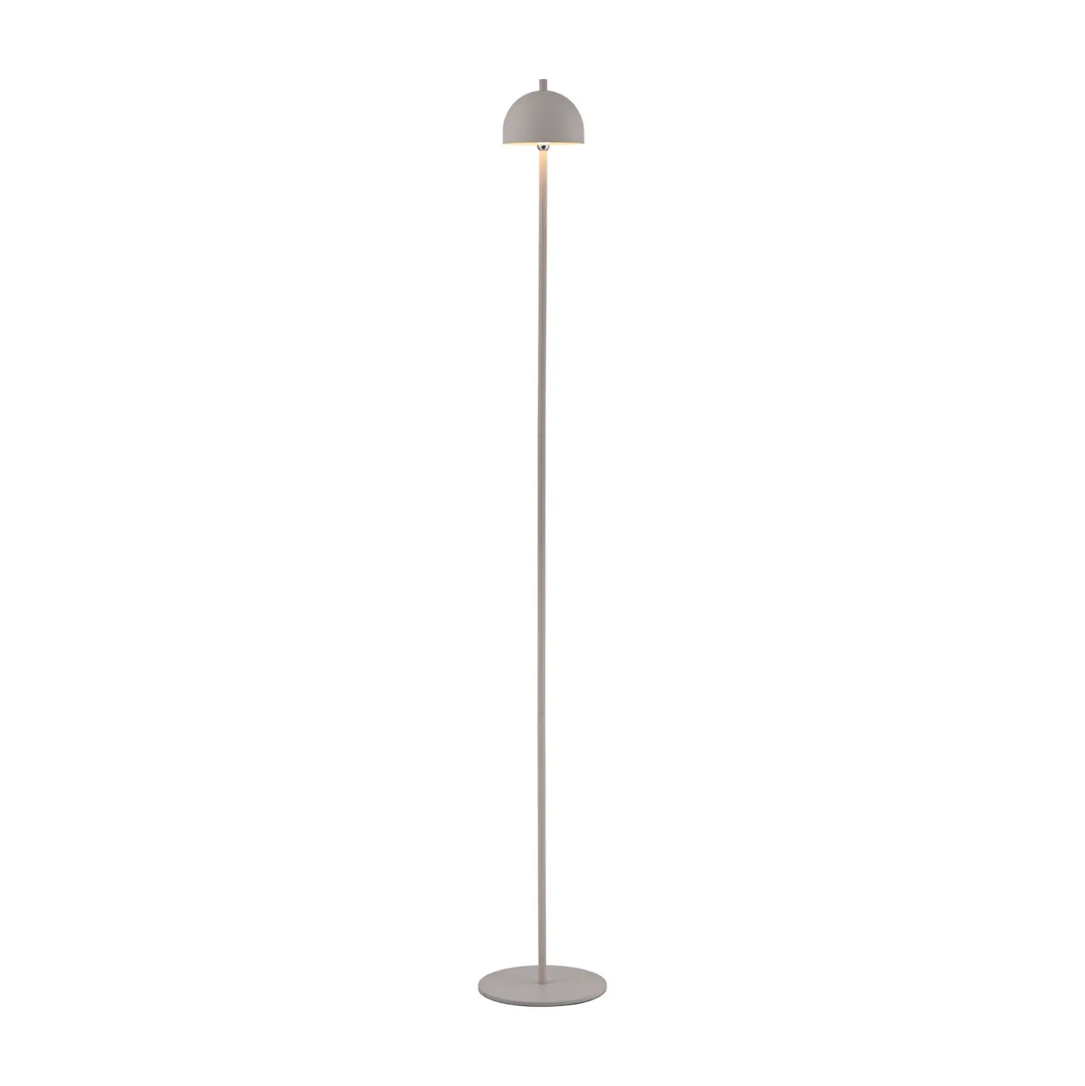 Schöner Wohnen Lámpara de pie LED recargable Bellis, color arena, IP54