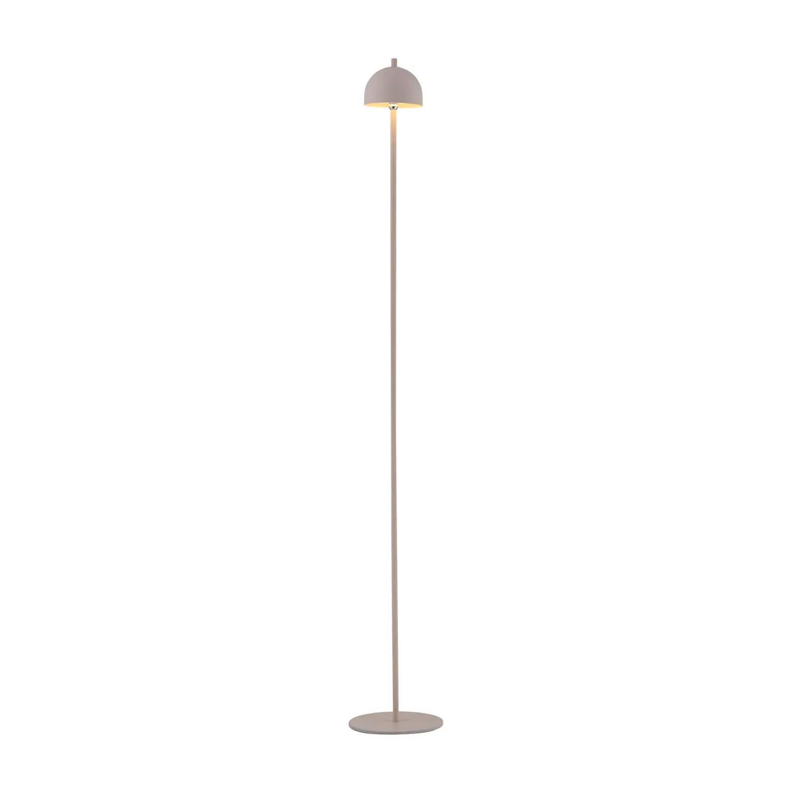Schöner Wohnen Lámpara de pie LED recargable Bellis, color arena, IP54