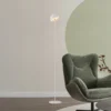 Schöner Wohnen Lámpara de pie LED recargable Bellis, blanca, IP54