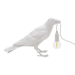 SELETTI Bird Lamp Lámpara decorativa LED, espera, blanco